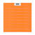 NEU Krepp-Papier farbfest, 50 x 250 cm, 32 g/qm, 10 Rollen, Mandarine - Mandarine
