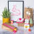 NEU Deko Tape / Klebeband, 5 Rollen + Abroller, Mini Akzente Neon Orange / Pink Bild 4