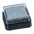 NEU Stempelkissen Mini, 3 x 3 cm, auf �l/Wasser-Basis, Silber - Silber