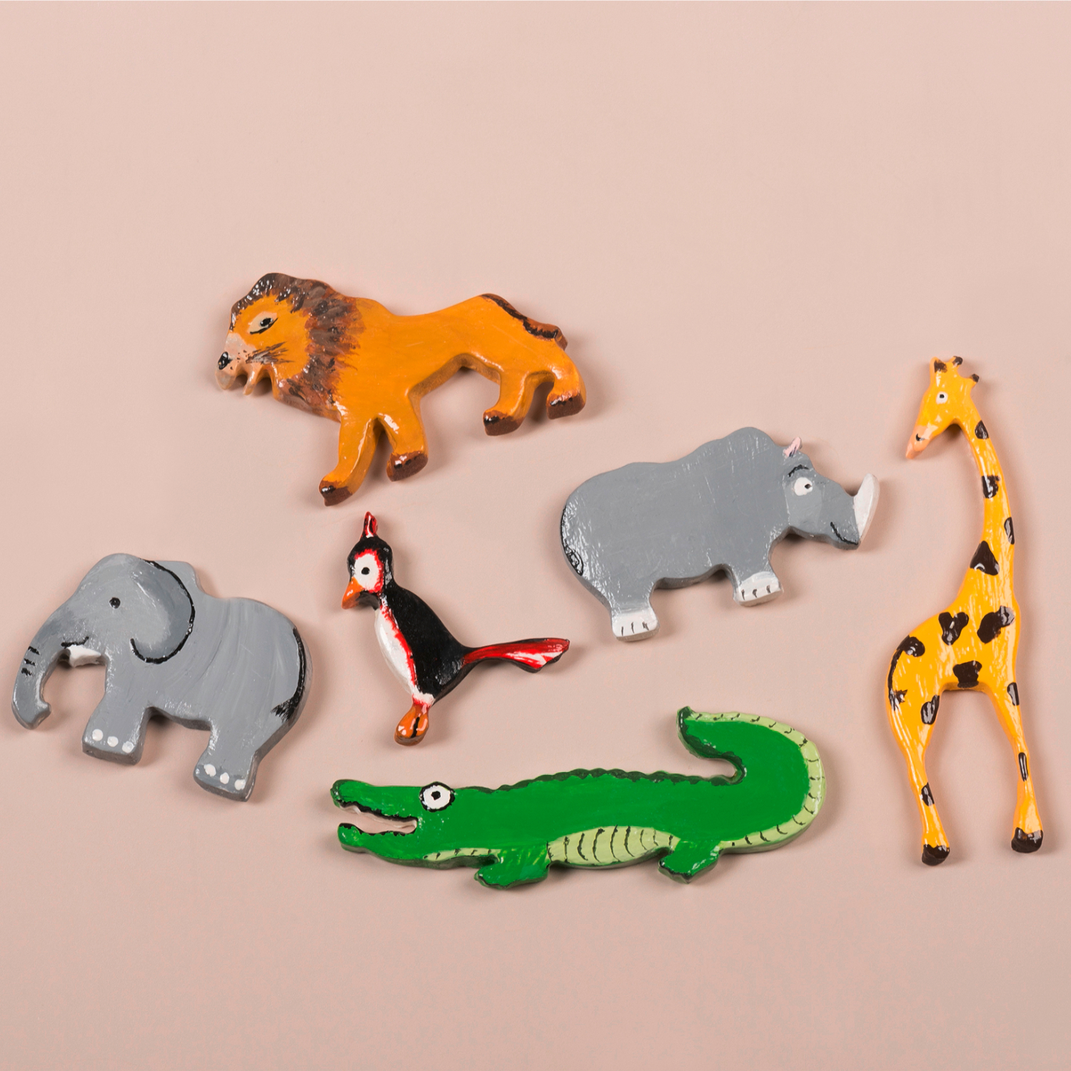 NEU Ausstechformen-Set Safari, f�r Modelliermassen, 6 Motive, je ca. 4-10 cm Bild 4