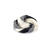 SALE M�rchenwolle-Mix,3-farbig 50g schwarz-wei�-meliert - Schwarz/Wei�-Meliert