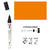 Kreul Glas & Porzellan Pen Classic / Deckend, Porzellanmalstift Orange, 2-4 mm - Orange, 2-4 mm