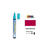 SALE Glass Color Glasmalstift, Karminrot, 2-4 mm - Karminrot