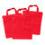Sparpack, Baumwolltasche Rot, 60 St�ck