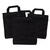 Sparpack Baumwolltasche Schwarz, 24 St�ck