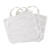 Sparpack, Tasche mit Seitenfalte, Wei�, 12 St�ck