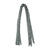 Chenilledraht / Pfeifenputzer / Biegepl�sch Glitzer, 8mm x 50cm, 10 Stk., Silber