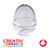 SALE Kunststoff-Ei, transparent, 120 x 90mm, 1 St�ck - 120x90mm, 1 St�ck, teilbar