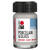 NEU Porcelain & Glass Glossy, gl�nzende Glasmalfarbe / Porzellanfarbe 15 ml, Metallic-Silber - Metallic-Silber