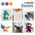 myboshi Samt Strick- und H�kelgarn, Chenille-Wolle, 100g, L�we Bild 5