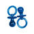 SALE Schnuller / Kunststoffanh�nger, 2 cm, 10 St�ck, Blau
