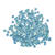 Rayher Pailletten gew�lbt, waschbar, 6mm �, 4000 St�ck, irisierend blau Bild 2