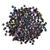 Rayher Pailletten gew�lbt, waschbar, 6mm �, 4000 St�ck, irisierend schwarz Bild 2