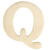 Rayher Holz-Buchstaben, 4 cm, Q - Q
