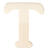 Rayher Holz-Buchstaben, 4 cm, T - T