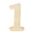 Rayher Holz-Zahlen, 4 cm, 1