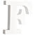 Rayher MDF Buchstabe F, FSC, ca. 11x11x2 cm - F
