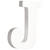 Rayher MDF Buchstabe J, FSC, ca. 11x11x2 cm - J