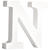 Rayher MDF Buchstabe N, FSC, ca. 11x11x2 cm - N