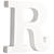 Rayher MDF Buchstabe R, FSC, ca. 11x11x2 cm - R