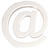 SALE MDF Zeichen @, FSC, ca. 11x11x2 cm - @