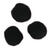 Rayher Pompons, 20 mm, 50 St�ck, schwarz Bild 2