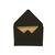 NEU Mini Briefumschl�ge & Karten, 3 x 4,5 cm, 10 St�ck, Schwarz - Glitter Gold