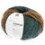 Creative Melange Chunky H�kel- und Strickgarn, 53% Schurwolle, 47% Polyacryl, 50 g, Zimt-Azur - Zimt-Azur