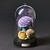 Ricorumi Lam� H�kelgarn, 62% Polyester und 38% Polyamid, 10 g, Wei� irisierend Bild 4