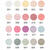 Ricorumi dk H�kelgarn Set Pastell, 100% Baumwolle, 20x 25g sortiert Bild 3