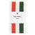 Webband Streifen, 100% Polyester, Rot-Wei�-Gr�n, 38 mm x 3 m - Rot-Wei�-Gr�n