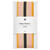 Webband Multi Streifen, 100% Polyester, Neon Rot-Rosa-Apricot-Schwarz, 38 mm x 3 m