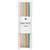Webband Multi Streifen, 100% Polyester, Pink-Gr�n-Gelb-Rot-Blau, 20 mm x 3 m