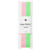 Webband Duo Streifen, 100% Polyester, Rosa-Neon Gr�n, 20 mm x 3 m - Rosa-Neon Gr�n