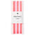 Webband Duo Streifen, 100% Polyester, Neon Pink-Wei�, 25 mm x 3 m - Neonpink-Wei�