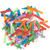 Krepp-Konfetti Streifen, Regenbogen Classic Mix, 15 g