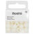 Kunststoff-Perlen, Itoshii, rund, 10 mm, 24 Stk, Off White Bild 2