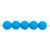 Kunststoff-Perlen, Itoshii, rund, 10 mm, 24 Stk, T�rkis - T�rkis