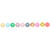Kunststoff Gro�loch-Perlen, Itoshii Ponii, rund, 9 x 6 mm, 400 Stk, Matt Fashion - Matt Fashion