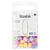 Kunststoff Gro�loch-Perlen, Itoshii Ponii, rund, 9 x 6 mm, 80 Stk, Matt Mix Bild 3