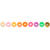 Kunststoff Gro�loch-Perlen, Itoshii Ponii, rund, 9 x 6 mm, 80 Stk, Neon Mix - Neon Mix