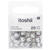 Metall Gro�loch-Perlen, Itoshii Ponii, Perle, 9 x 7 mm, 20 Stk, Silber Bild 3