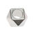 Metall Gro�loch-Perlen, Itoshii Ponii, Polygon, 11 x 7 mm, 10 Stk, Silber Bild 3