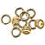 Metall Gro�loch-Perlen, Itoshii Ponii, Ring, 9 x 3,5 mm, 10 Stk, Gold
