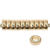 Metall Gro�loch-Perlen, Itoshii Ponii, Ring, 9 x 3,5 mm, 10 Stk, Gold Bild 2