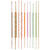 DIY Freundschaftsarmb�nder Set, 10 Farben je 8m, Neon Mix Bild 4