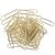 NEU B�roklammern gro�, gold, 60 St�ck - gro�, 60 St�ck