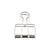 NEU Wire Clips, silber, 19 mm, 6 St�ck