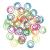 NEU B�roklammern Kreise, bunt, 30 St�ck - Kreise, bunt, 30 St�ck