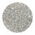 Rocailles-Perlen, 4 mm, 14 g, Transparent mit Silbereinzug